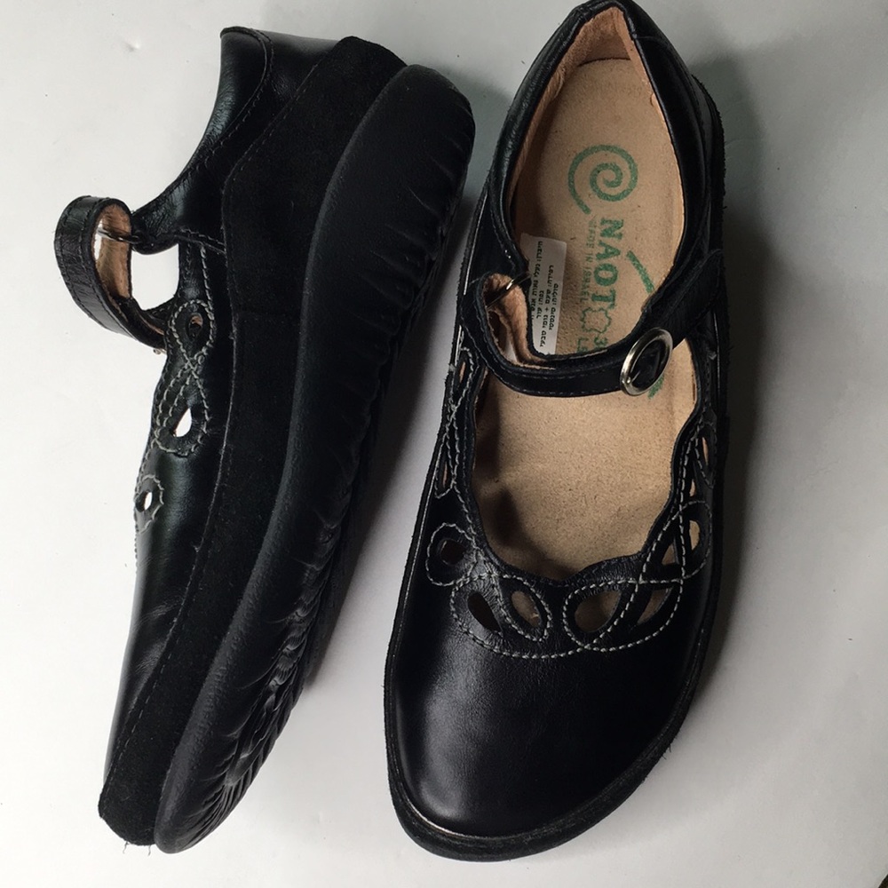 NAOT rahina black Nubuck Shoe EU 36 Maryjane